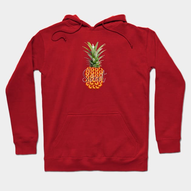 Strawflower Pineapple Sweet Hoodie by ArtMorfic